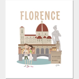 Florence Tourists Posters and Art